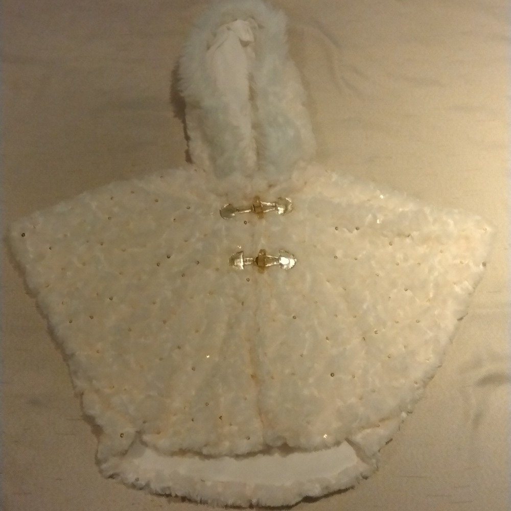 Fur Kids Winter Poncho